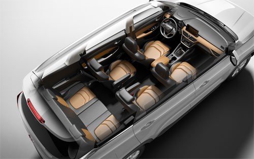 Xe SUV mới của GM giá chưa tới 9.000 USD ở Trung Quốc ảnh 5 wuling-hong-guang-s3-4