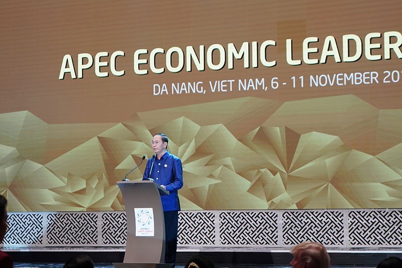 Khoảnh khắc ấn tượng tại quốc yến dành cho lãnh đạo APEC ảnh 1