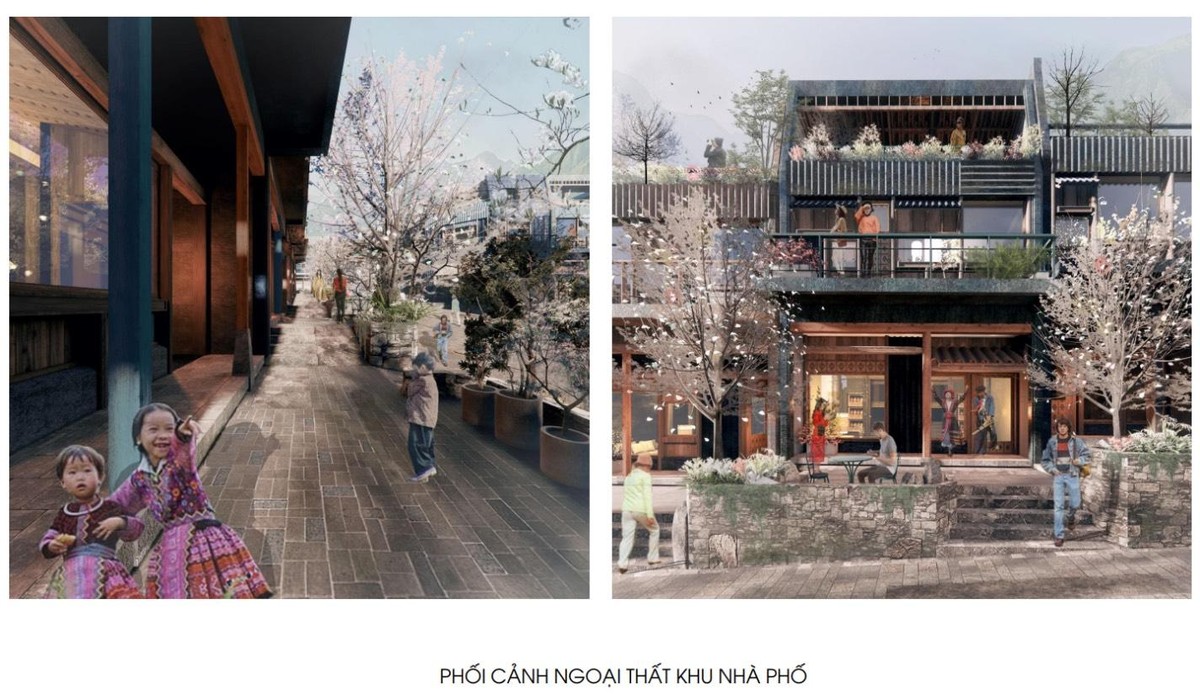 Phối cảnh khu phố cổ Tây Bắc đương đại của Royal Park Yên Bái tôn vinh nét đẹp văn hóa và kiến trúc bản địa Phối cảnh khu phố cổ Tây Bắc đương đại của Royal Park Yên Bái tôn vinh nét đẹp văn hóa và kiến trúc bản địa