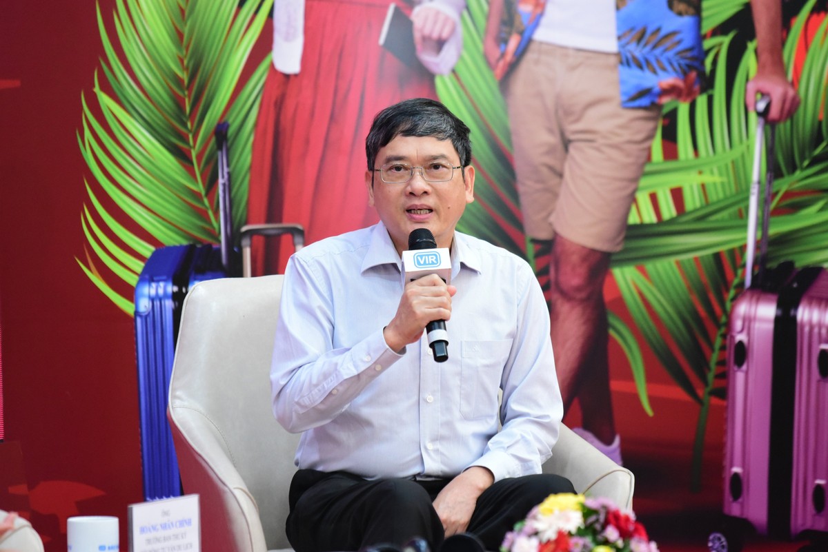 Ông Hoàng Nhân Chính, Trưởng Ban thư ký, Hội đồng tư vấn du lịch (TAB) chia sẻ tại Tọa đàm. Ảnh: Dũng Minh Ông Hoàng Nhân Chính, Trưởng Ban thư ký, Hội đồng tư vấn du lịch (TAB) chia sẻ tại Tọa đàm. Ảnh: Dũng Minh