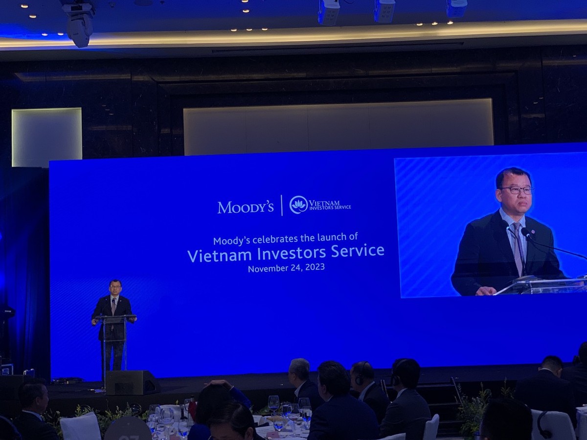 Ông Nguyễn Hoàng Dương, Phó vụ trưởng Vụ Tài chính ngân hàng, Bộ Tài chính phát biểu tại sự kiện.