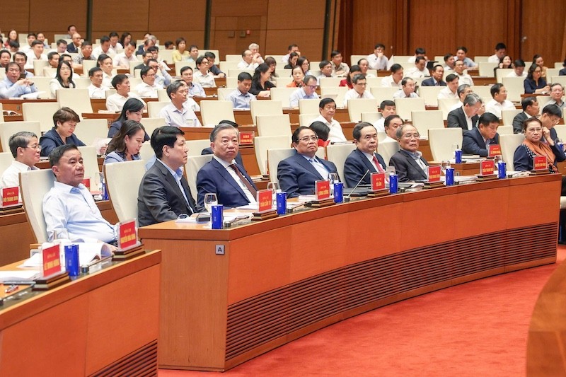 Các đồng chí lãnh đạo Đảng, Nhà nước tham dự Hội nghị (ảnh: Tuấn Minh). Các đồng chí lãnh đạo Đảng, Nhà nước tham dự Hội nghị (ảnh: Tuấn Minh).