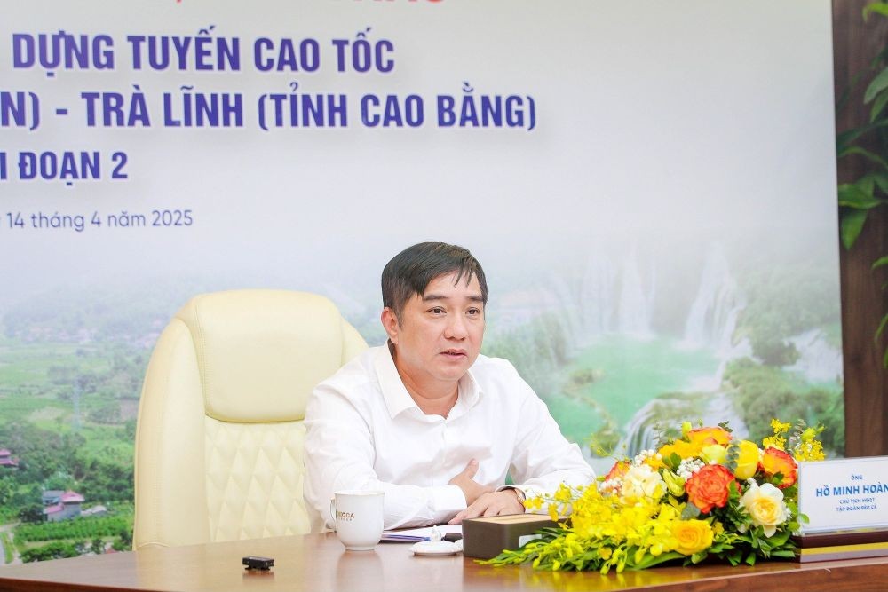 Ông Hồ Minh Hoàng, Chủ tịch HĐQT Tập đoàn Đèo Cả. Ông Hồ Minh Hoàng, Chủ tịch HĐQT Tập đoàn Đèo Cả.