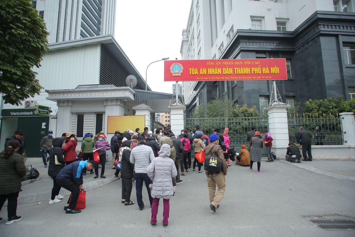 Trụ sở TAND TP Hà Nội - nơi diễn ra phiên xét xử.