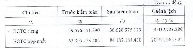 Lợi nhuận SJS tăng sau kiểm toán. Lợi nhuận SJS tăng sau kiểm toán.