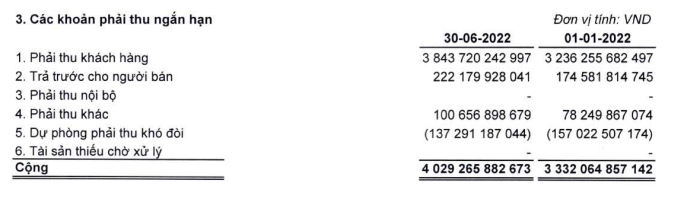 Cơ cấu các khoản phải thu ngắn hạn. Cơ cấu các khoản phải thu ngắn hạn.