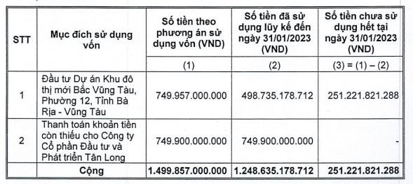 DIC Corp chưa giải ngân hết số tiền huy động năm 2021 DIC Corp chưa giải ngân hết số tiền huy động năm 2021