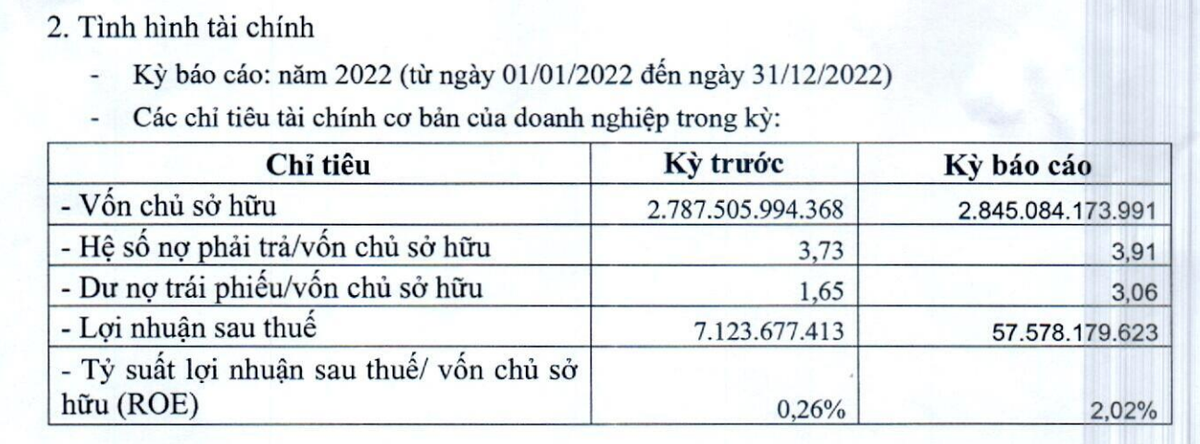Kết quả kinh doanh năm 2022 của Thái Sơn - Long An Kết quả kinh doanh năm 2022 của Thái Sơn - Long An