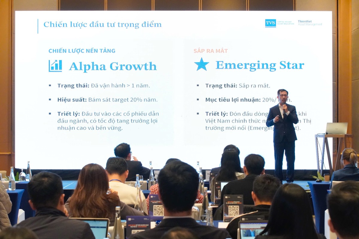 Ông Trần Vinh Quang, Tổng giám đốc Công ty Quản lý Quỹ Thiên Việt (TVAM)