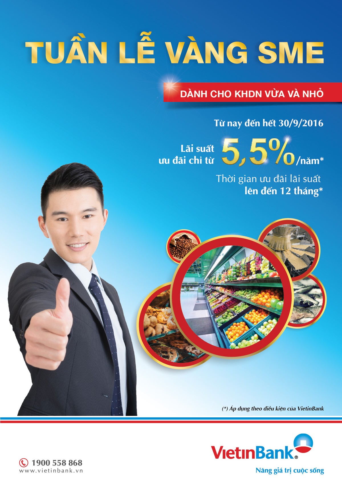 VietinBank gia hạn Chương trình “Tuần lễ vàng SME” ảnh 1 VietinBank gia hạn Chương trình “Tuần lễ vàng SME” ảnh 1