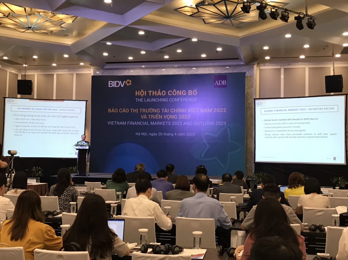 TS. Cấn Văn Lực, chuyên gia kinh tế trưởng BIDV giới thiệu những nét chính của Báo cáo TS. Cấn Văn Lực, chuyên gia kinh tế trưởng BIDV giới thiệu những nét chính của Báo cáo