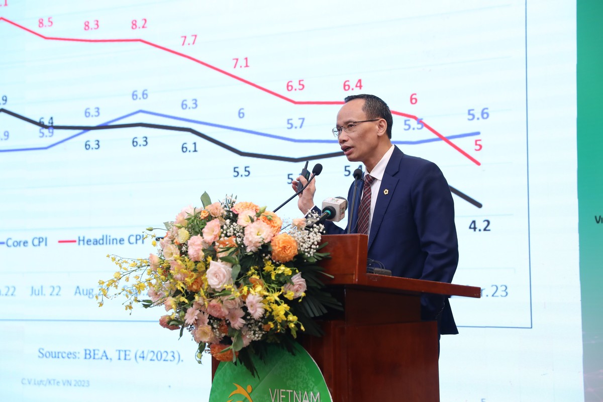 TS. Cấn Văn Lực, chuyên gia kinh tế trưởng BIDV chia sẻ tại Diễn đàn TS. Cấn Văn Lực, chuyên gia kinh tế trưởng BIDV chia sẻ tại Diễn đàn