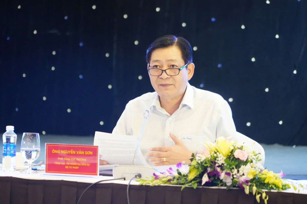 Ông Nguyễn Văn Sơn, Phó Tổng cục trưởng Tổng cục Thi hành án dân sự Ông Nguyễn Văn Sơn, Phó Tổng cục trưởng Tổng cục Thi hành án dân sự