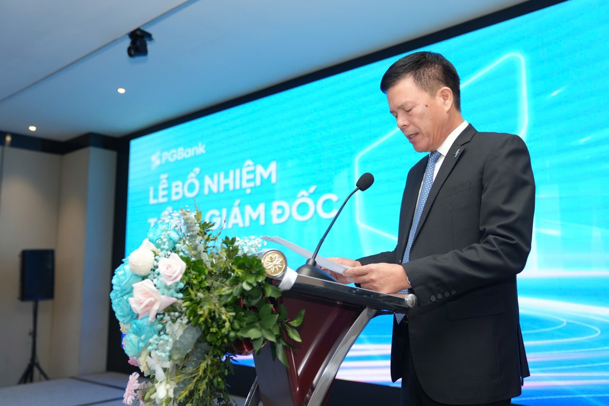 Ông Phạm Mạnh Thắng, Chủ tịch Hội đồng Quản trị PGBank phát biểu tại sự kiện Ông Phạm Mạnh Thắng, Chủ tịch Hội đồng Quản trị PGBank phát biểu tại sự kiện