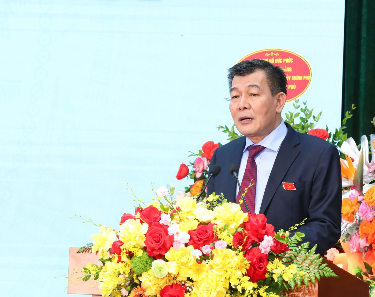 Phó Bí thư Đảng ủy Chính phủ Nguyễn Đức Phong phát biểu tại Sự kiện Phó Bí thư Đảng ủy Chính phủ Nguyễn Đức Phong phát biểu tại Sự kiện