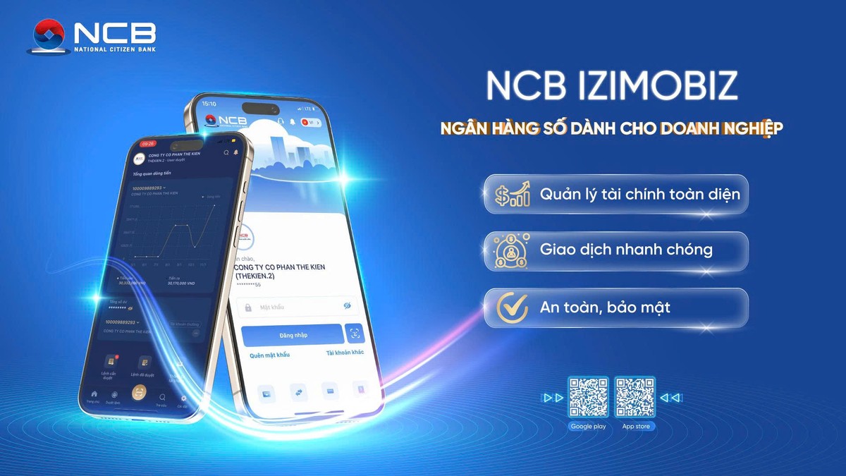 NCB iziMobiz ngày càng khẳng định vai trò “trợ lý tài chính số” đắc lực cho doanh nghiệp Việt NCB iziMobiz ngày càng khẳng định vai trò “trợ lý tài chính số” đắc lực cho doanh nghiệp Việt