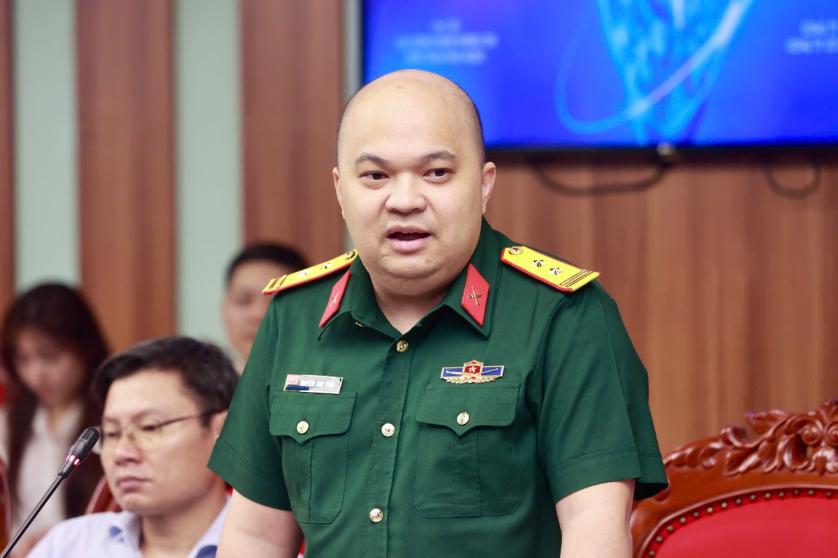 Ông Nguyễn Anh Tuấn, Phó giám đốc Công ty An ninh mạng Viettel chia sẻ tại sự kiện