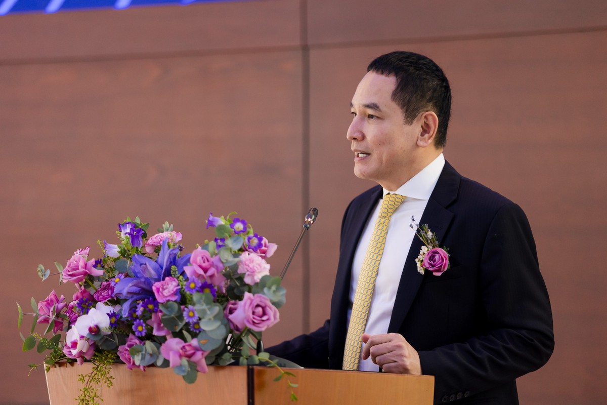 Ông Nguyễn Xuân Minh, Chủ tịch TCBS phát biểu tại sự kiện Ông Nguyễn Xuân Minh, Chủ tịch TCBS phát biểu tại sự kiện