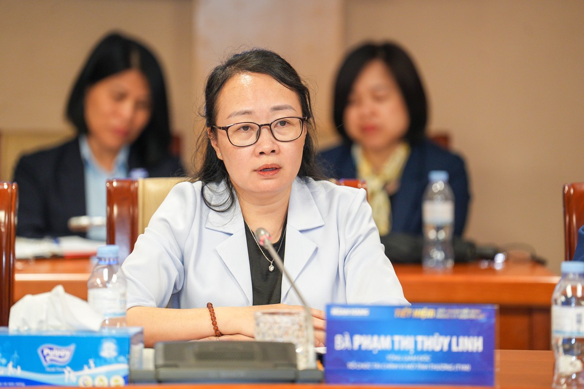 Bà Phạm Thị Thùy Linh, Tổng giám đốc, Tổ chức Tài chính vi mô Tình Thương (TYM) - Hội Liên hiệp Phụ nữ Việt Nam