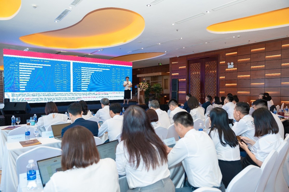 Bà Bùi Thị Thanh Xuân, Phó tổng giám đốc trình bày báo cáo hoạt động kinh doanh 6 tháng đầu năm 2025 Bà Bùi Thị Thanh Xuân, Phó tổng giám đốc trình bày báo cáo hoạt động kinh doanh 6 tháng đầu năm 2025