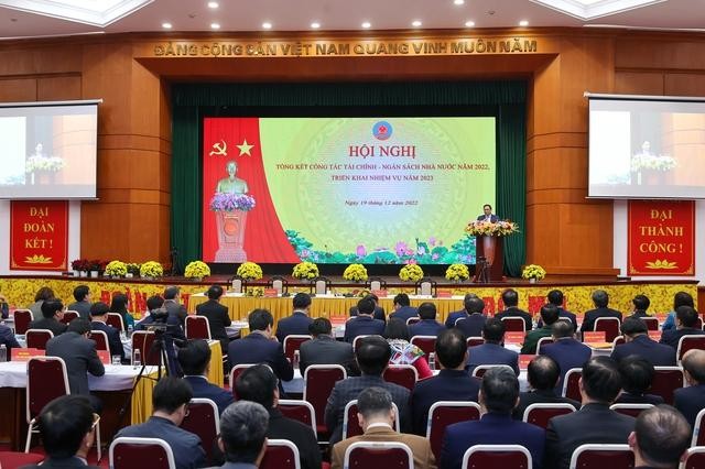 Hội nghị tổng kết công tác tài chính ngân sách nhà nước năm 2022 và triển khai nhiệm vụ năm 2023 do Bộ Tài chính tổ chức chiều 19/12. Hội nghị tổng kết công tác tài chính ngân sách nhà nước năm 2022 và triển khai nhiệm vụ năm 2023 do Bộ Tài chính tổ chức chiều 19/12.