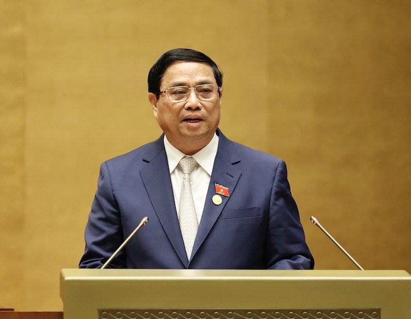 Thủ tướng Chính phủ Phạm Minh Chính trình bày Báo cáo kết quả thực hiện kế hoạch phát triển kinh tế - xã hội năm 2023; dự kiến kế hoạch phát triển kinh tế - xã hội năm 2024. Thủ tướng Chính phủ Phạm Minh Chính trình bày Báo cáo kết quả thực hiện kế hoạch phát triển kinh tế - xã hội năm 2023; dự kiến kế hoạch phát triển kinh tế - xã hội năm 2024.