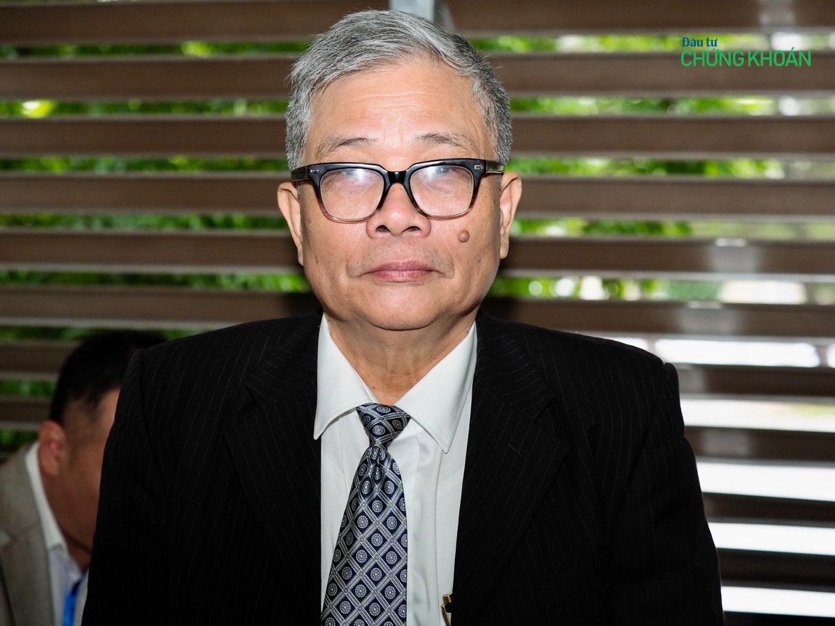 GS.TS Đặng Đình Đào trả lời PV bên lề hội thảo (Ảnh: M.M)