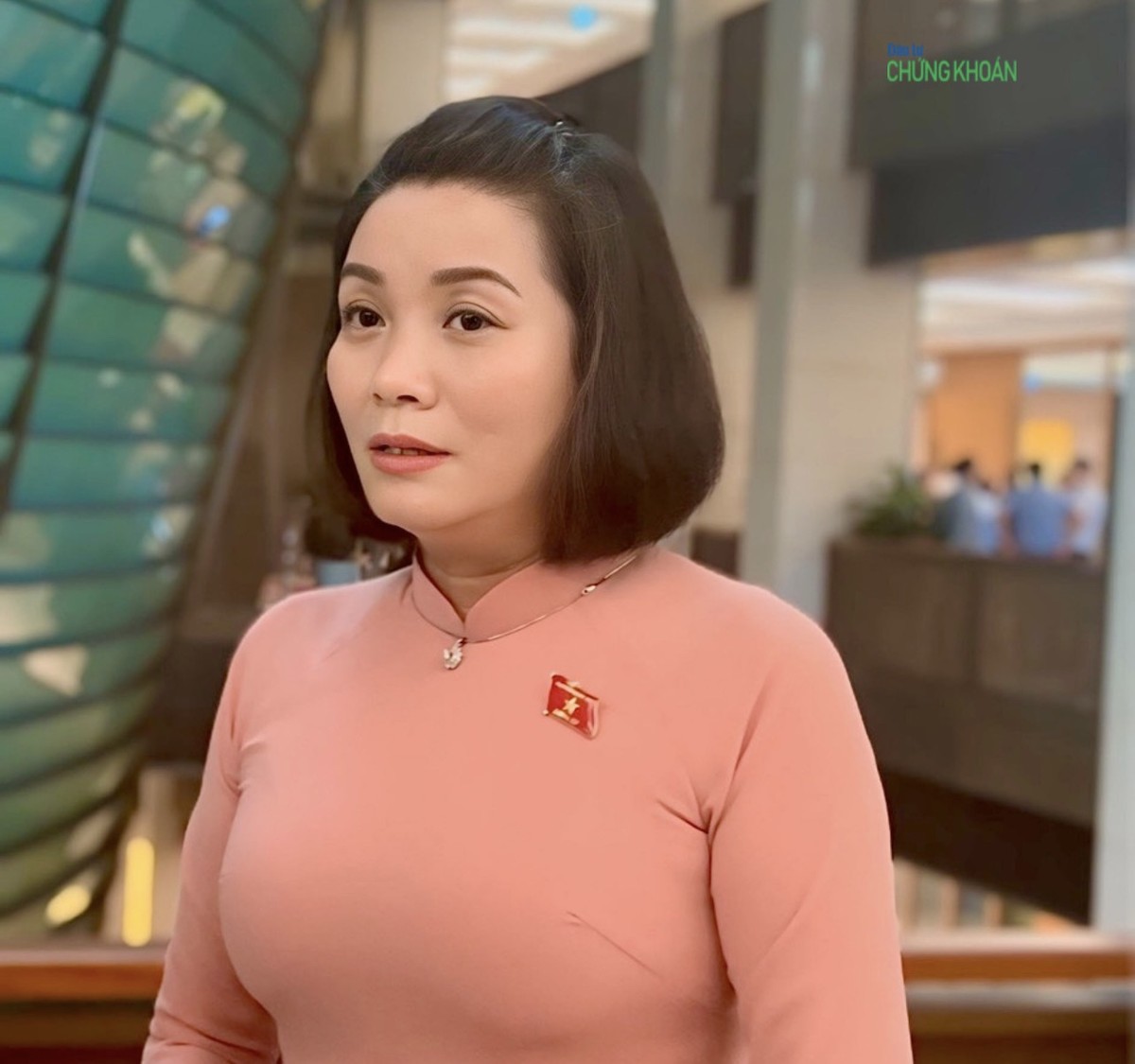 Đại biểu Nguyễn Thị Minh Tâm (đoàn Quảng Bình) - Ảnh: M.M Đại biểu Nguyễn Thị Minh Tâm (đoàn Quảng Bình) - Ảnh: M.M