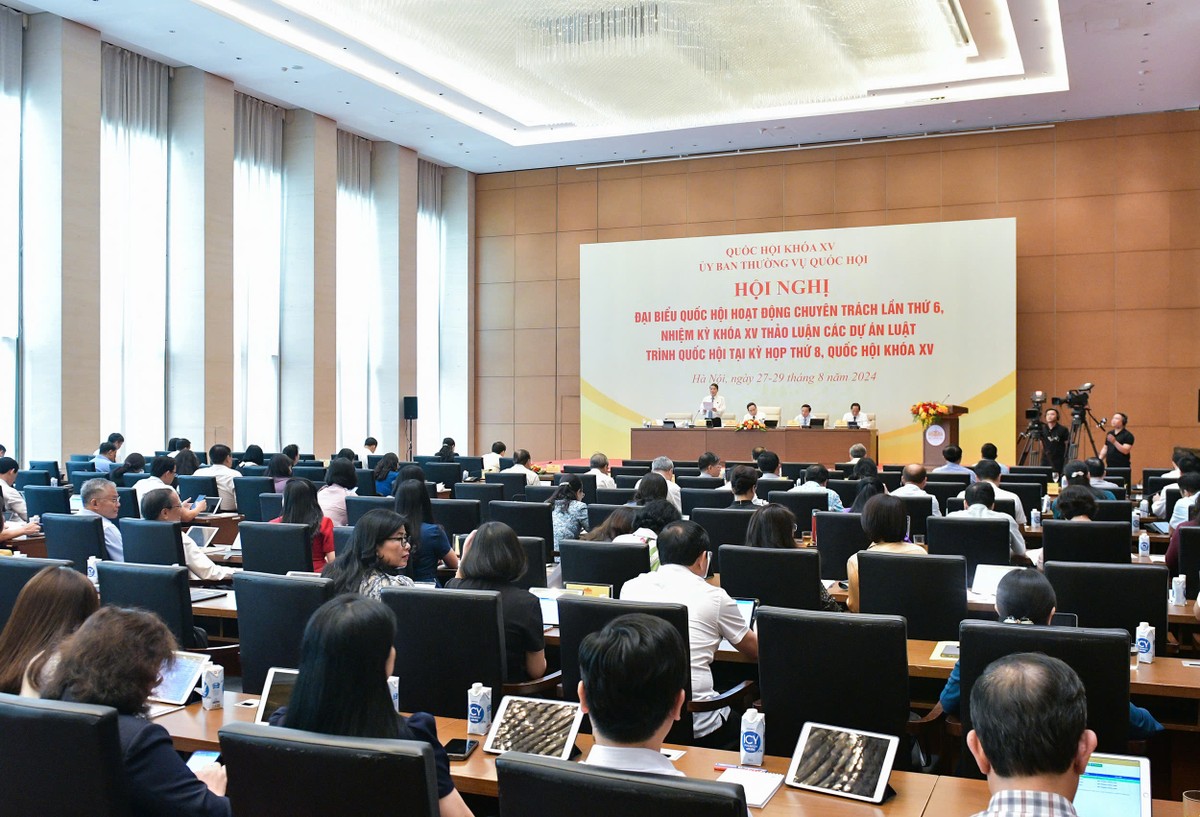 Hội nghị ĐBQH chuyên trách bàn về dự án Luật VAT sáng 29/8