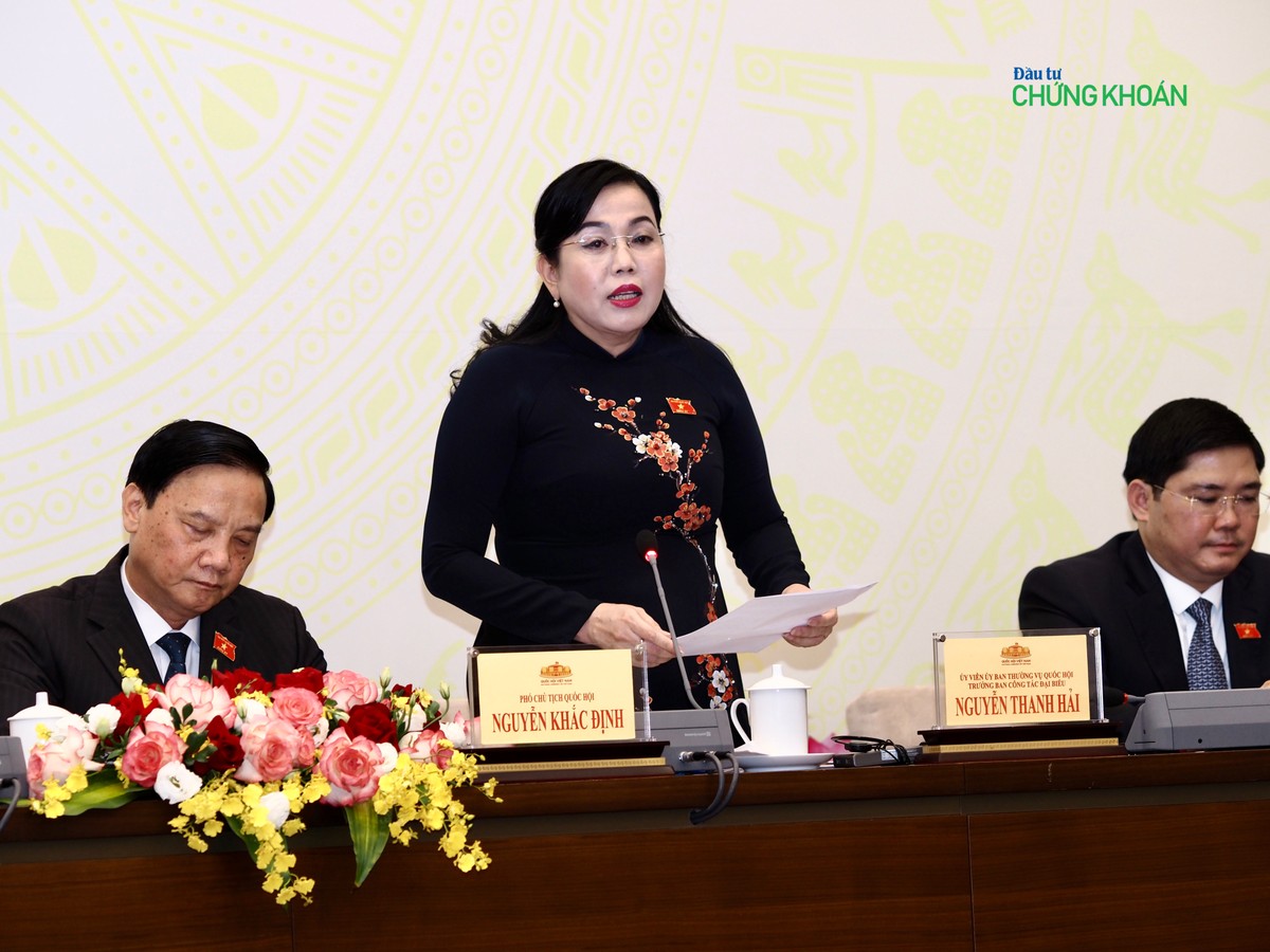 Bà Nguyễn Thanh Hải, Trưởng Ban Công tác đại biểu của Quốc hội thông tin về nội dung nhân sự của Kỳ họp. Bà Nguyễn Thanh Hải, Trưởng Ban Công tác đại biểu của Quốc hội thông tin về nội dung nhân sự của Kỳ họp.