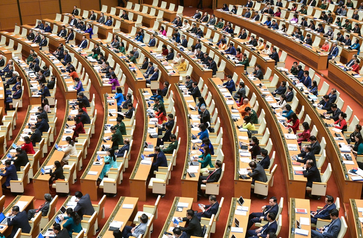 Phiên khai mạc Kỳ họp thứ 8 Quốc hội khoá XV sáng 21/10 Phiên khai mạc Kỳ họp thứ 8 Quốc hội khoá XV sáng 21/10