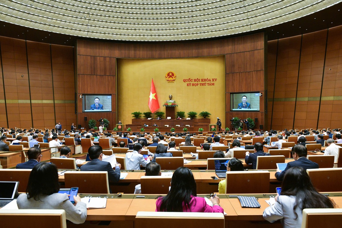 Quốc hội nghe Phó Thủ tướng Chính phủ, Bộ trưởng Bộ Tài chính Hồ Đức Phớc trình bày Tờ trình về dự án Luật sửa đổi, bổ sung một số điều của 7 luật sáng 29/10 Quốc hội nghe Phó Thủ tướng Chính phủ, Bộ trưởng Bộ Tài chính Hồ Đức Phớc trình bày Tờ trình về dự án Luật sửa đổi, bổ sung một số điều của 7 luật sáng 29/10