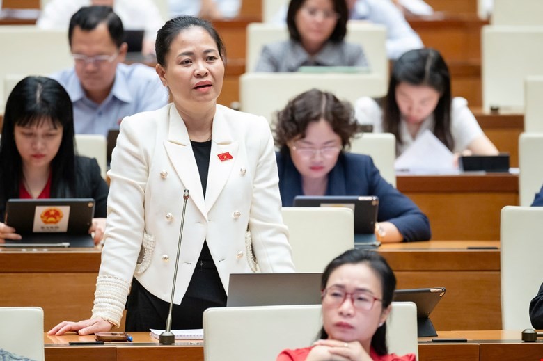 Đại biểu Nguyễn Thị Thu Dung (đoàn Thái Bình)