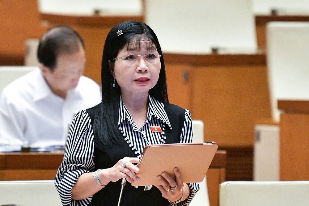 Đại biểu Trần Thị Thanh Hương (đoàn An Giang)