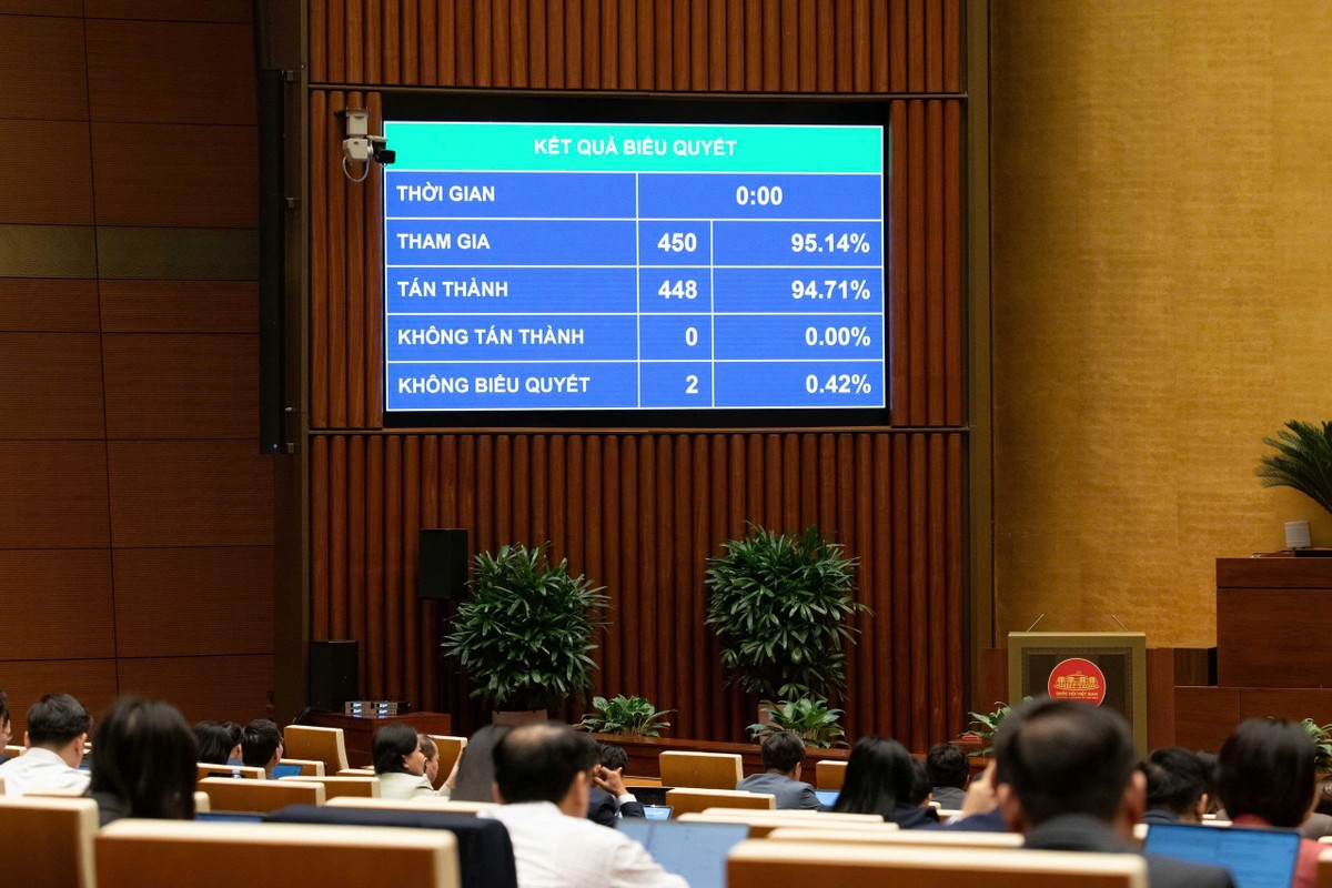 Kết quả biểu quyết thông qua Luật Dân số sáng 10/12 Kết quả biểu quyết thông qua Luật Dân số sáng 10/12