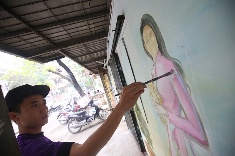 Hà Nội khoác áo mới cho chung cư cũ bằng tranh bích họa ảnh 7