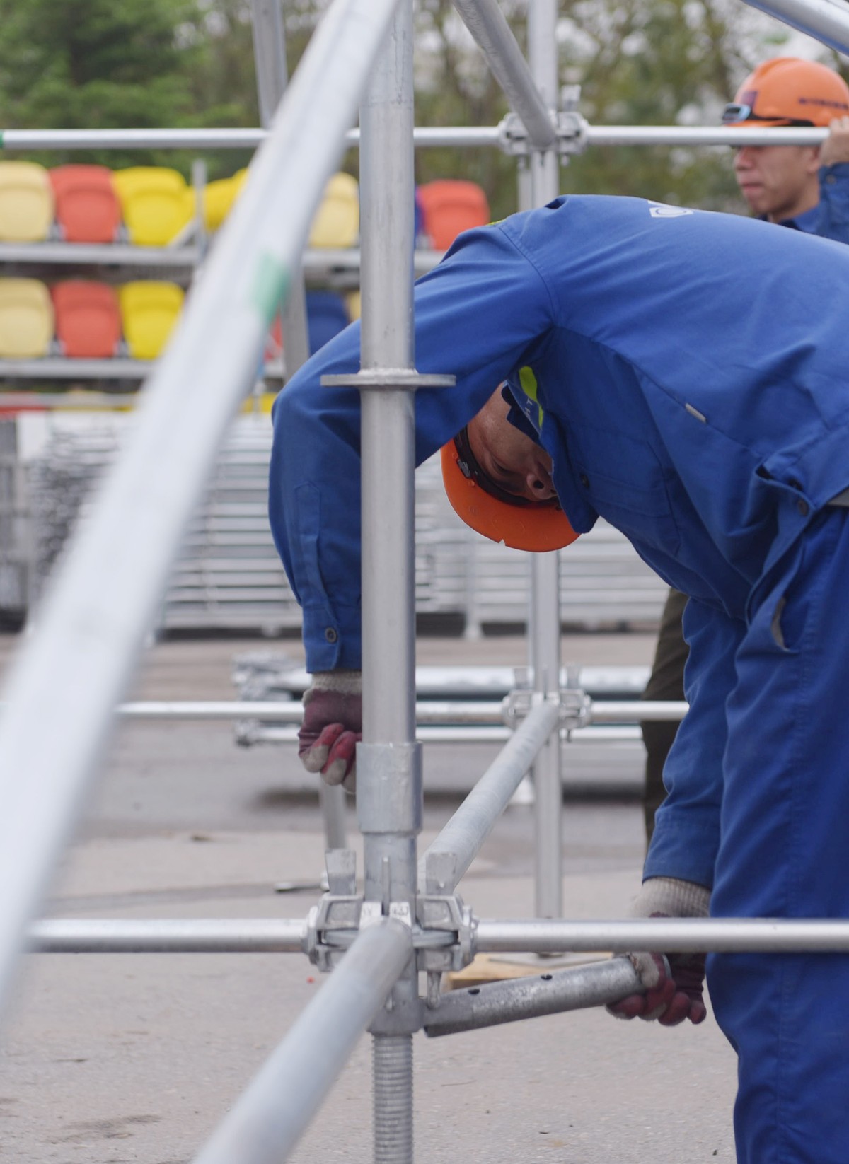 Cảnh tháo dỡ khán đài F1 chờ ngày tái khởi tranh ảnh 4