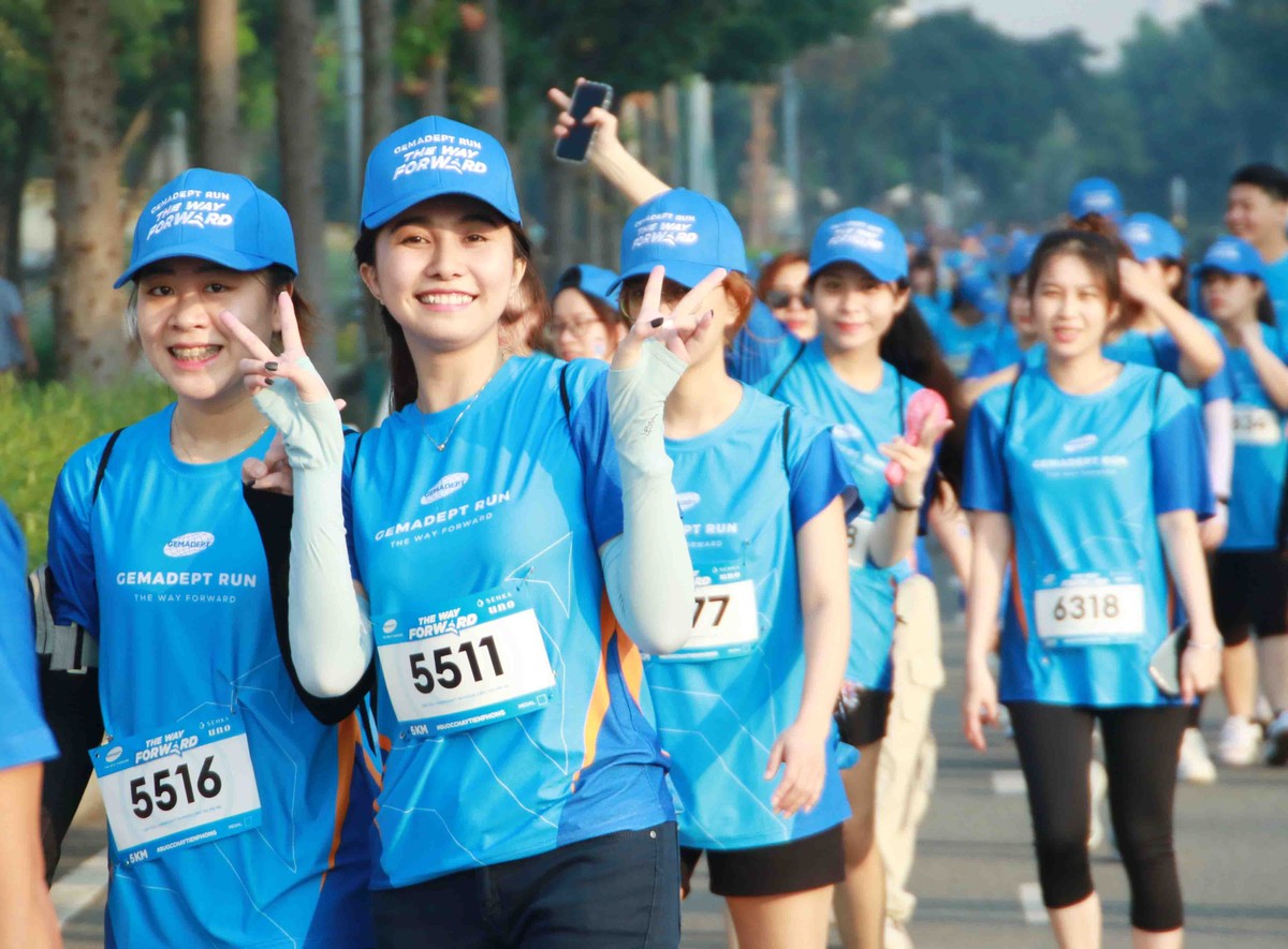 Thông qua Giải chạy lần này, Gemadept muốn phát đi thông điệp “Tiên phong về thể chất - Tiên phong về tinh thần - Tiên phong vượt thử thách&quot;.