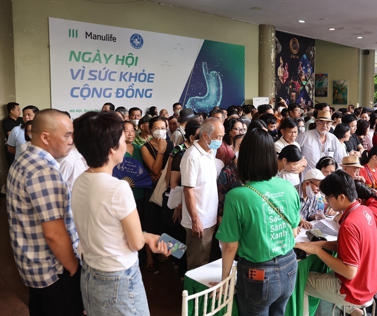 Người dân được khám sức khỏe miễn phí trong chương trình ‘Sống Sạch - Sành – Xanh’ giai đoạn I, diễn ra vào tháng 7/2024. Người dân được khám sức khỏe miễn phí trong chương trình ‘Sống Sạch - Sành – Xanh’ giai đoạn I, diễn ra vào tháng 7/2024.