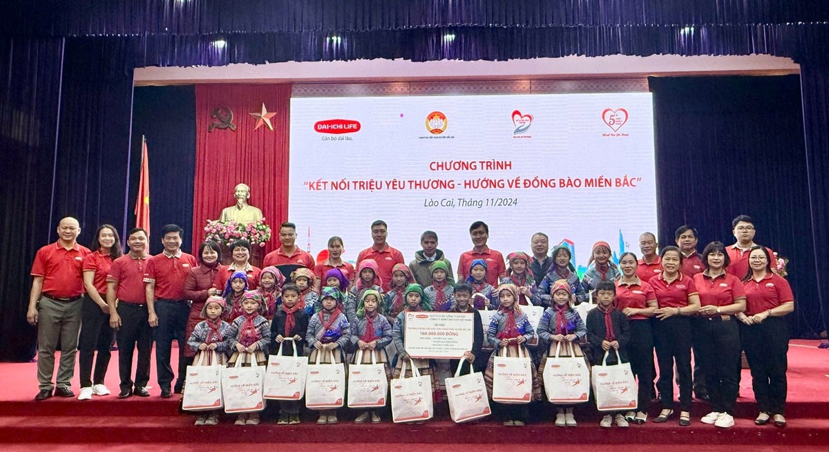 Nhiều chương trình hỗ trợ cộng đồng của Dai-ichi Life Việt Nam đã mang đến cuộc sống và tương lai tốt đẹp hơn cho trẻ em Việt Nam.