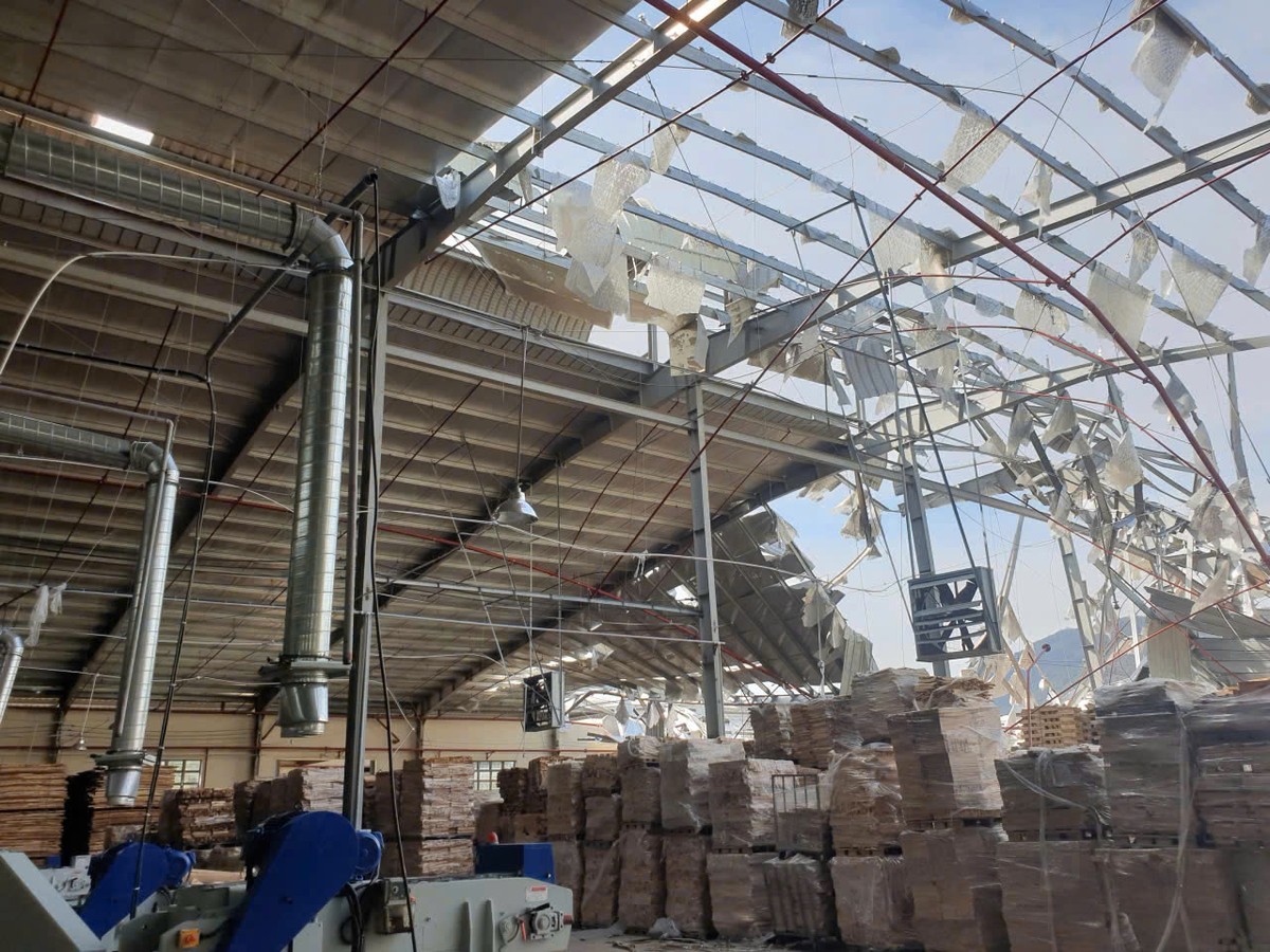 Thiệt hại của doanh nghiệp sau cơn bão số 13 Thiệt hại của doanh nghiệp sau cơn bão số 13