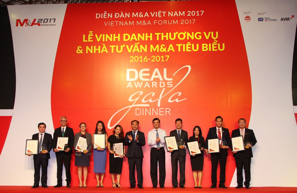 Vinh danh 50 thương vụ và nhà tư vấn M&A tiêu biểu 2016-2017 ảnh 1 Vinh danh 50 thương vụ và nhà tư vấn M&A tiêu biểu 2016-2017 ảnh 1
