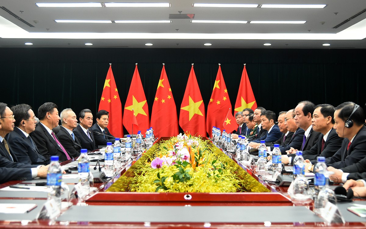 Thủ tướng Nguyễn Xuân Phúc hội kiến Tổng Bí thư, Chủ tịch nước Trung Quốc Tập Cận Bình ảnh 3 Thủ tướng Nguyễn Xuân Phúc hội kiến Tổng Bí thư, Chủ tịch nước Trung Quốc Tập Cận Bình ảnh 3