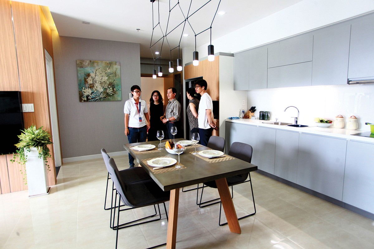 Nhà ở thuộc phân khúc trung cấp đắt hàng. Ảnh: Lê Toàn