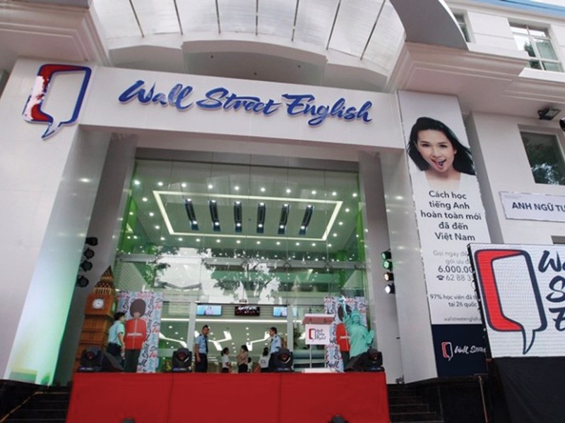 Wall Street English đã được mua lại khi có khoản lỗ ròng 1,4 triệu USD. Trong ảnh: Trung tâm Wall Street English tại 21 - Lê Quý Đôn, quận 3, TP.HCM. Ảnh: S.T