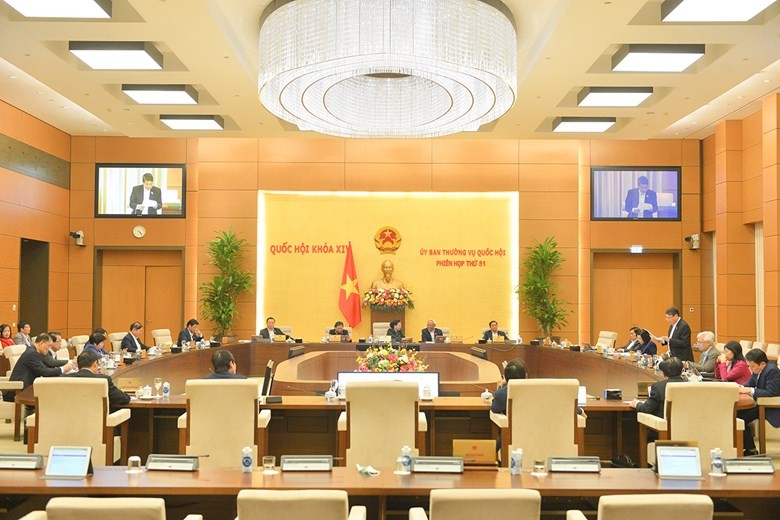 Toàn cảnh phiên thảo luận của Thường vụ Quốc hội (Ảnh Quốc hội). Toàn cảnh phiên thảo luận của Thường vụ Quốc hội (Ảnh Quốc hội).