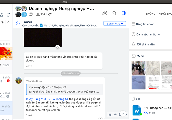 Group "Doanh nghiệp Nông nghiệp Hải Dương" trên Zalo do Giám đốc Sở &PTNT Hải Dương lập để lắng nghe và trực tiếp chỉ đạo tháo gỡ khó khăn cho các doanh nghiệp nông nghiệp. Group "Doanh nghiệp Nông nghiệp Hải Dương" trên Zalo do Giám đốc Sở &PTNT Hải Dương lập để lắng nghe và trực tiếp chỉ đạo tháo gỡ khó khăn cho các doanh nghiệp nông nghiệp.