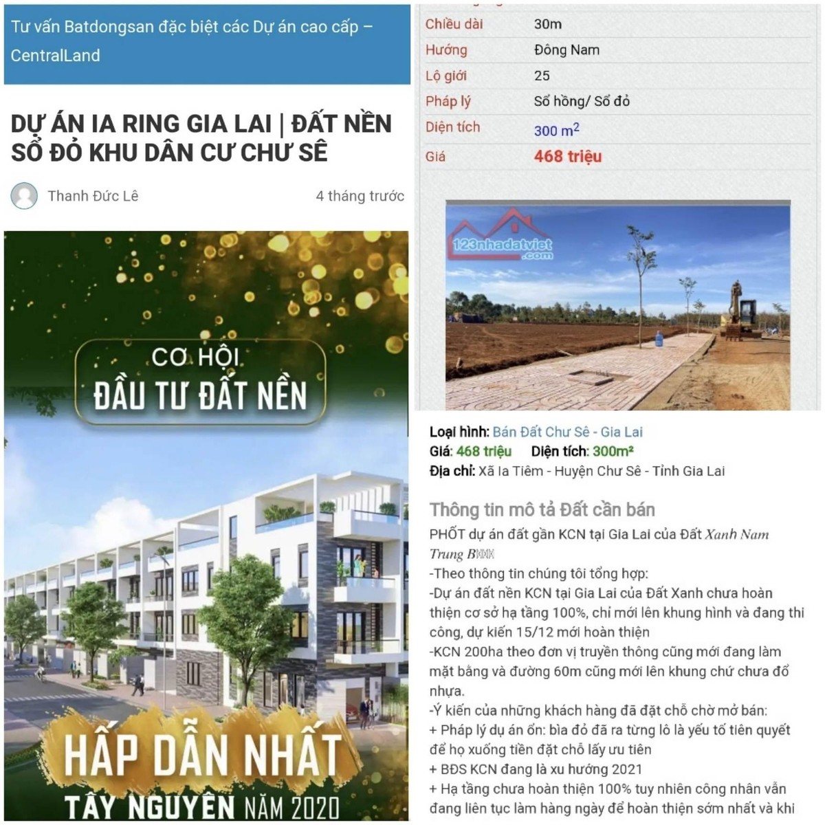 Hình ảnh quảng cáo của các đơn vị môi giới đối với dự án quy hoạch khu dân cư thôn Ia Ring. Hình ảnh quảng cáo của các đơn vị môi giới đối với dự án quy hoạch khu dân cư thôn Ia Ring.