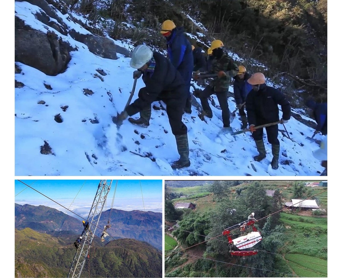 Thời điểm ban đầu, tất cả nguyên vật liệu, trang thiết bị đều được vận chuyển bằng tay trong hoàn cảnh địa hình núi rừng hiểm trở, vô cùng khắc nghiệt. Thời điểm ban đầu, tất cả nguyên vật liệu, trang thiết bị đều được vận chuyển bằng tay trong hoàn cảnh địa hình núi rừng hiểm trở, vô cùng khắc nghiệt.