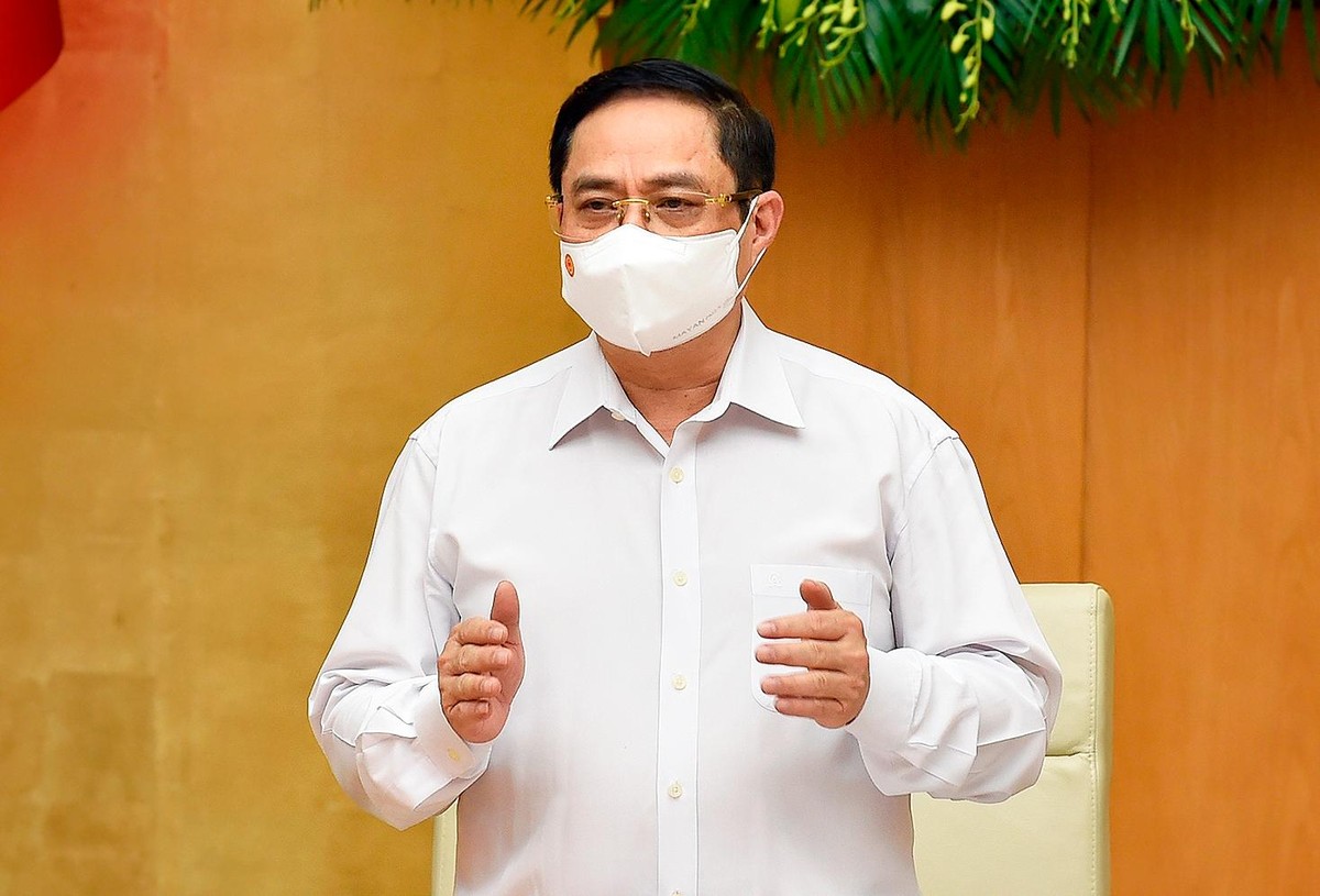Thủ tướng Phạm Minh Chính chủ trì phiên họp Chính phủ thường kỳ tháng 5/2021 (Ảnh: Nhật Bắc) Thủ tướng Phạm Minh Chính chủ trì phiên họp Chính phủ thường kỳ tháng 5/2021 (Ảnh: Nhật Bắc)